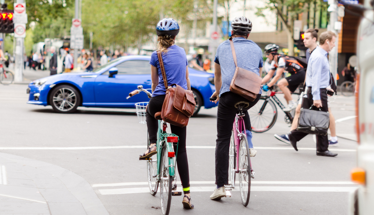 cyclists 